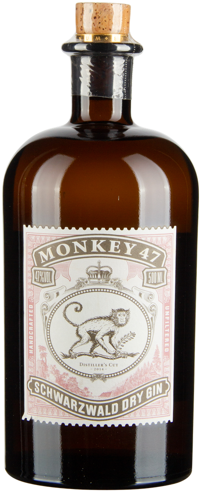 WDeutschland Rarität Distillers Cut Schwarzwald Dry Gin 2016 MONKEY 47