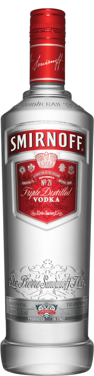 Vodka von SMIRNOFF aus Italien