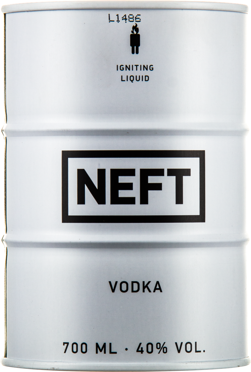 White Barrel Vodka von NEFT aus Österreich