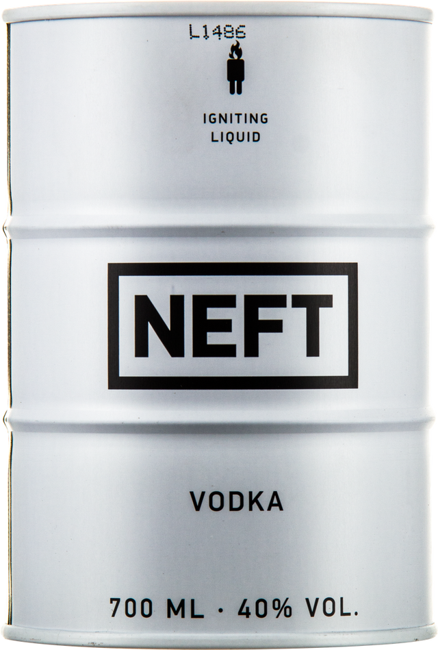 White Barrel Vodka von NEFT aus Österreich