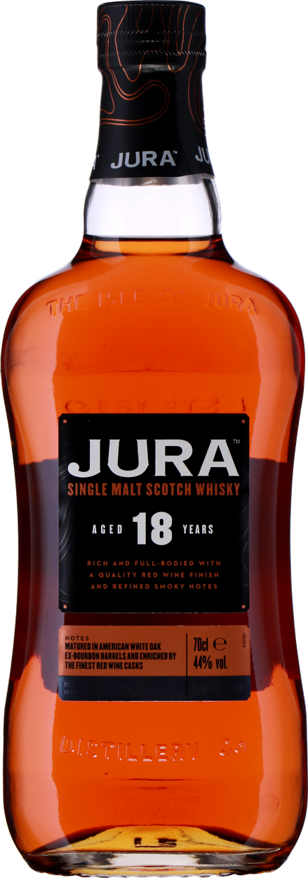 18 Years Single Malt Scotch Whiskey von JURA aus Großbritannien