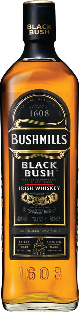 WIrland Black Bush Irish Whiskey BUSHMILLS