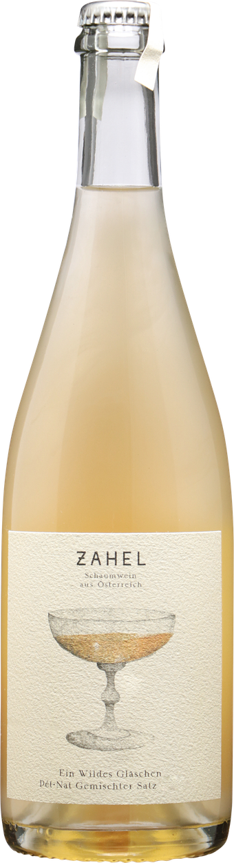 Ein wildes Gläschen PetNat Gemischter Satz bio 2022 von ZAHEL aus Österreich