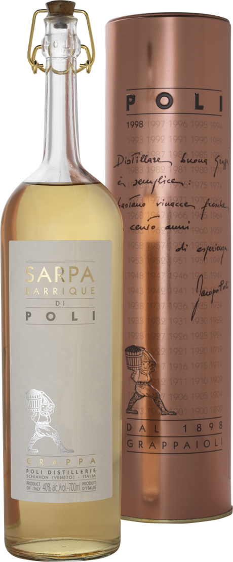 Grappa Sarpa Oro von POLI aus Italien