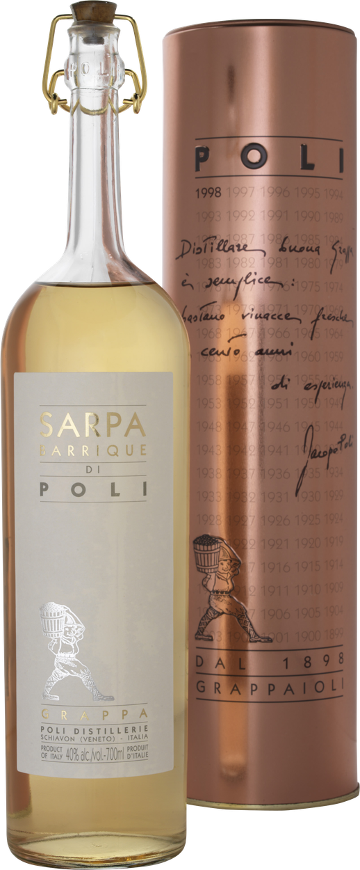Grappa Sarpa Oro von POLI aus Italien