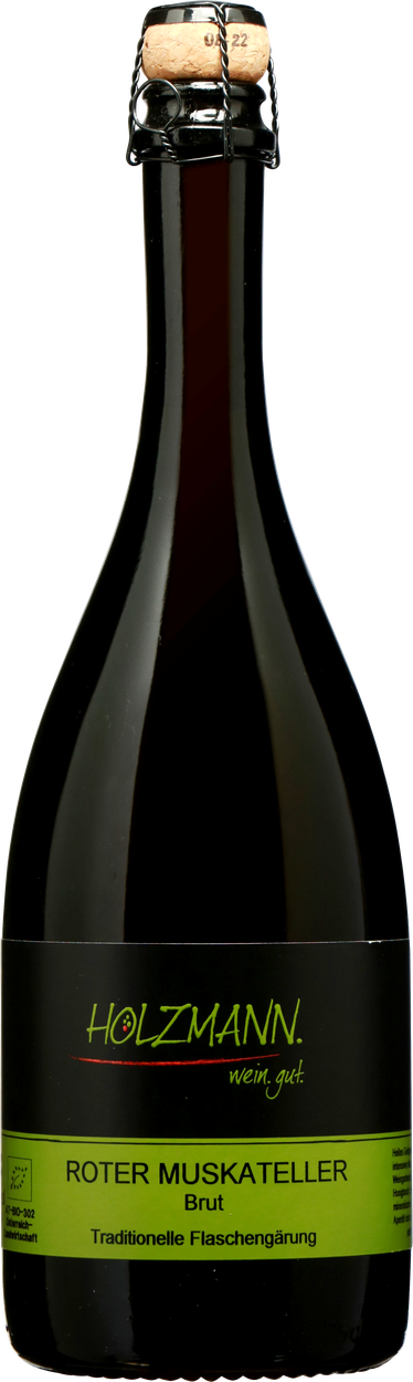 Roter Muskateller Brut Sekt bio von HOLZMANN aus Österreich