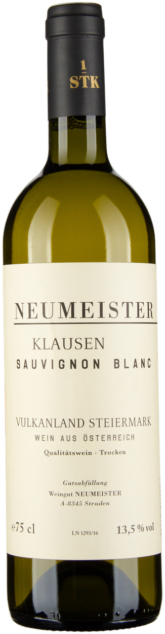 Rarität Sauvignon Blanc Ried Klausen 1STK Vulkanland Steiermark DAC 2017 von NEUMEISTER aus Österreich