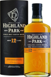 WGroßbritannien 12 years Orkney Island Single Malt im Geschenkkarton HIGHLAND PARK