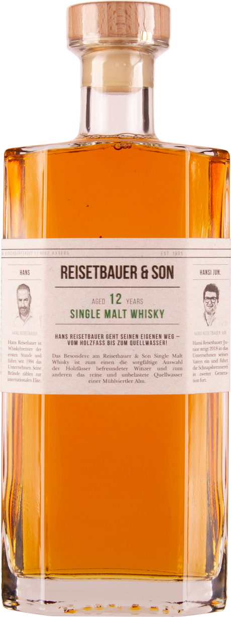 12 years Single Malt Whisky von REISETBAUER & SON aus Österreich