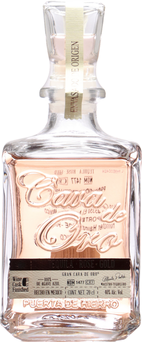Rosa Tequila 100% Agave von CAVA DE ORO aus Mexiko