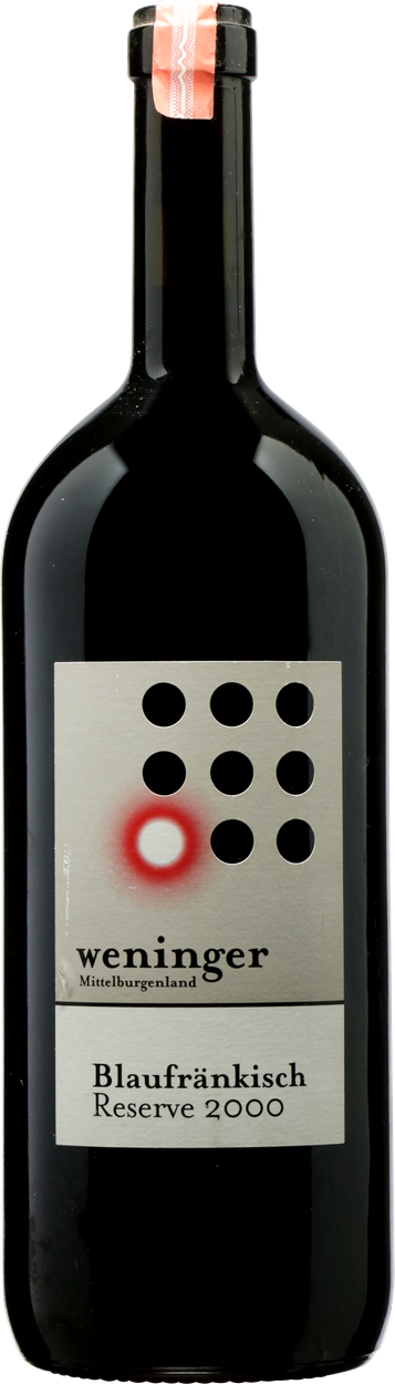 Rarität Mittelburgenland Blaufränkisch Reserve 2000 von WENINGER aus Österreich