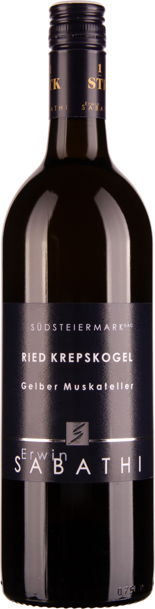 Rarität Gelber Muskateller Ried Krepskogel 1STK Südsteiermark DAC 2018 von SABATHI 