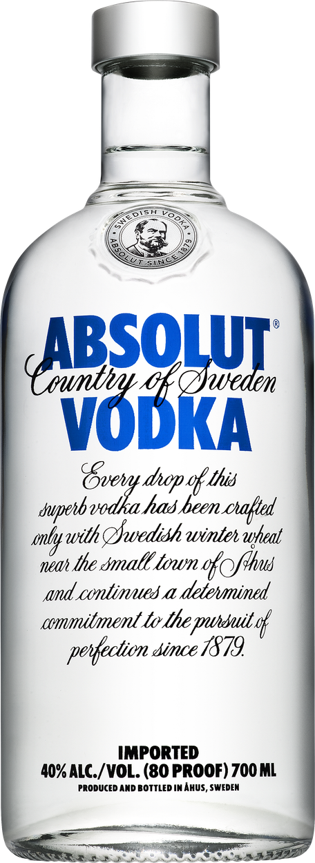 Vodka von ABSOLUT aus Schweden