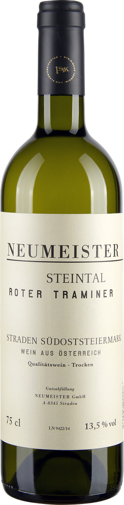 Wein aus Österreich Roter Traminer Ried Steintal 1STK Vulkanland Steiermark DAC 2021 Glasflasche