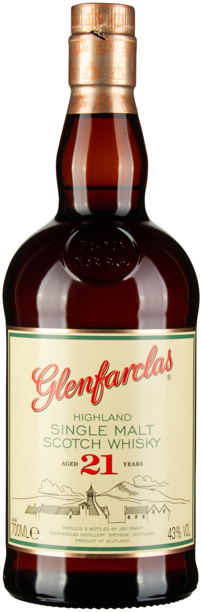 21 years Highland Single Malt Scotch Whisky von GLENFARCLAS aus Großbritannien