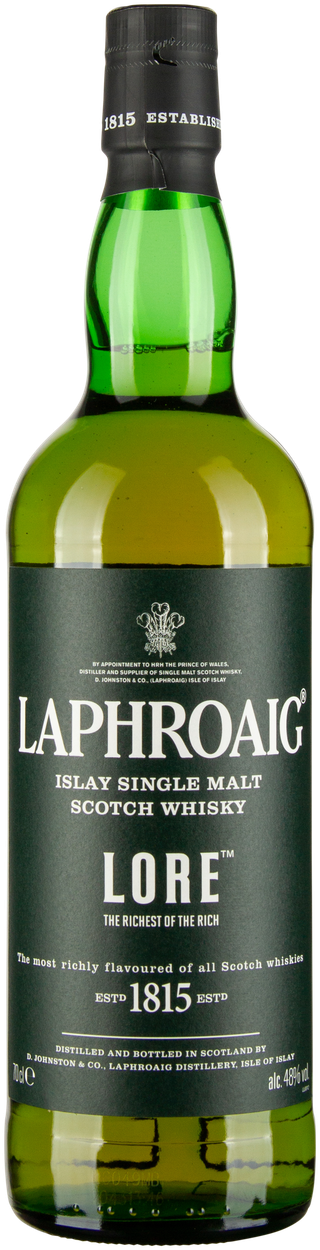 Rarität Lore Single Malt Scotch Whisky signiert von John Campbell von LAPHROAIG aus Großbritannien
