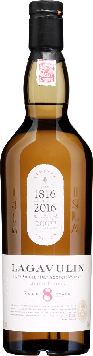 8 years Islay Single Malt Scotch Whisky von LAGAVULIN aus Großbritannien