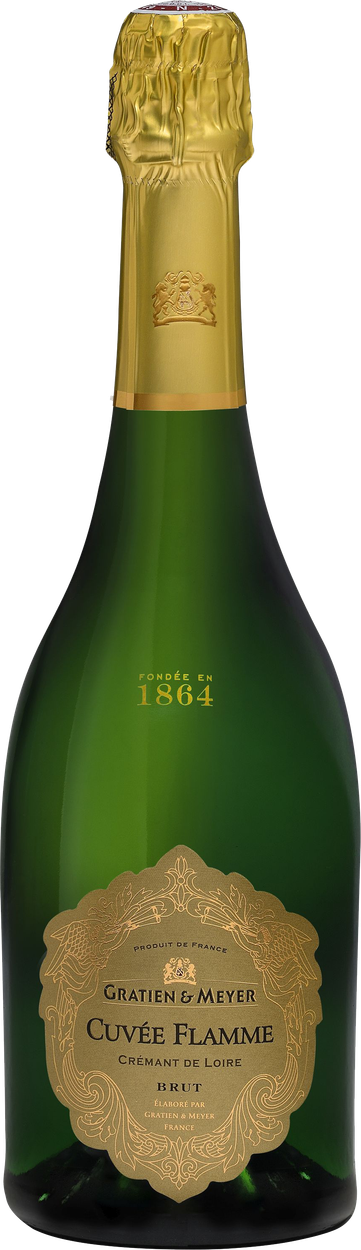 Crémant Cuvée Flamme Brut von GRATIEN & MEYER aus Frankreich