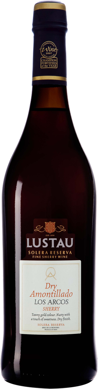 Los Arcos Medium Dry Amontillado Sherry von LUSTAU aus Spanien