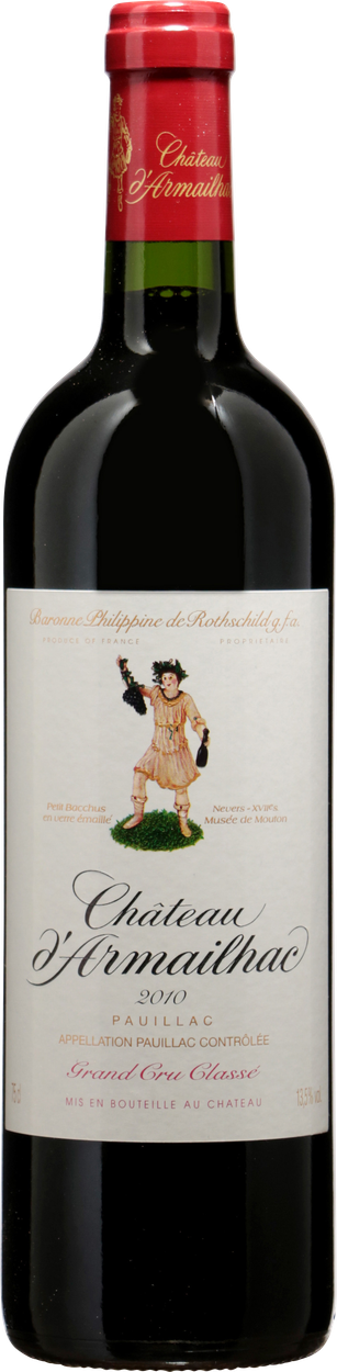 5e Grand Cru Classé 2010 von CHÂTEAU D'ARMAILHAC aus Frankreich