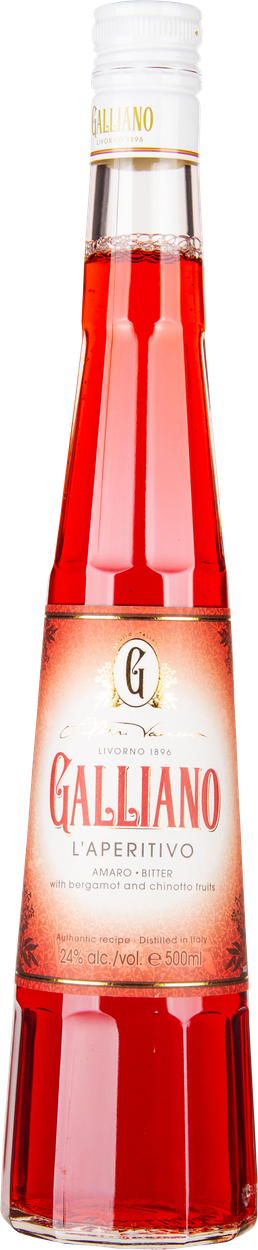 LAperitivo Amaro Bitter von GALLIANO aus Italien