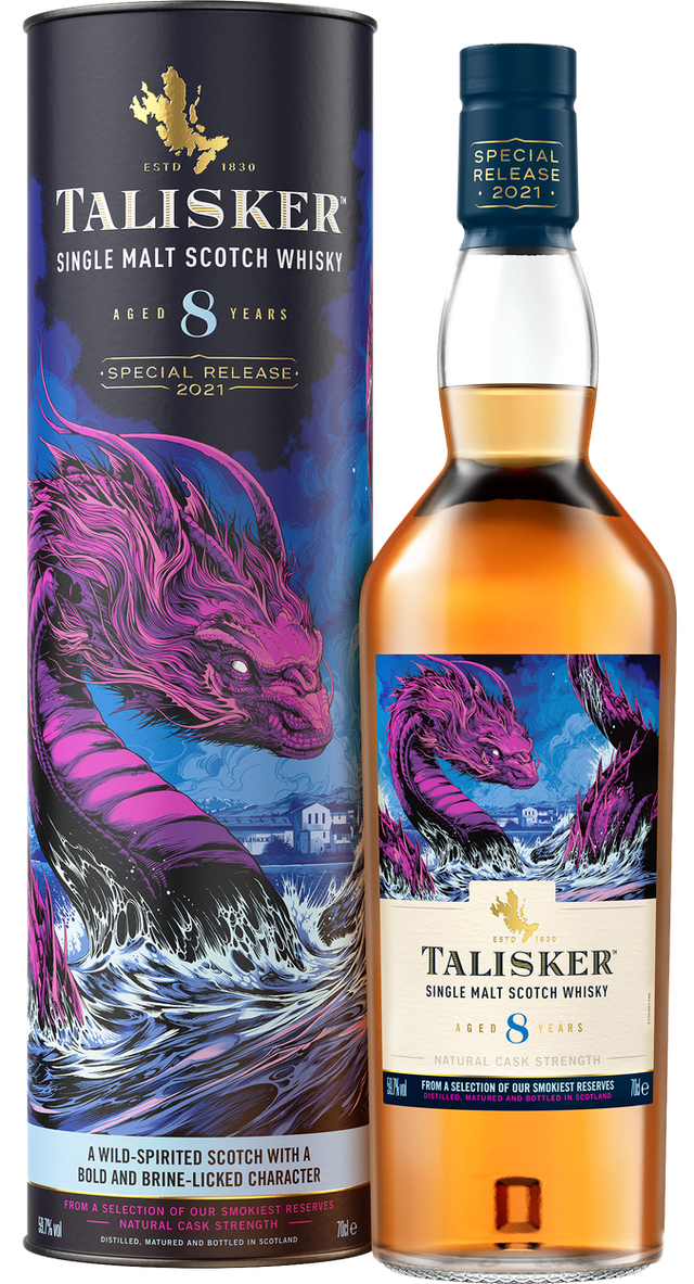 8 years Special Realese 2021 im Geschenkkarton von TALISKER aus Großbritannien