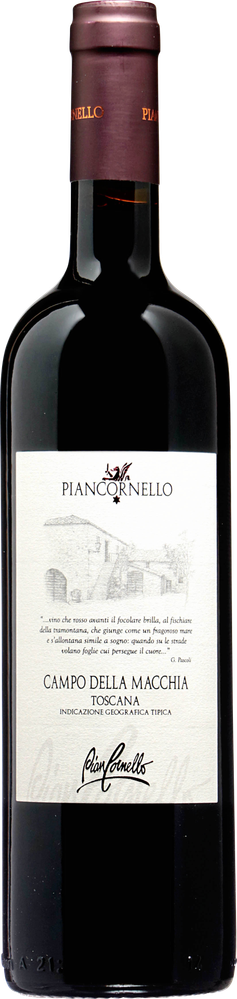 Wein aus Italien Sangiovese Campo della Macchia Toscana IGT bio 2022 PIANCORNELLO