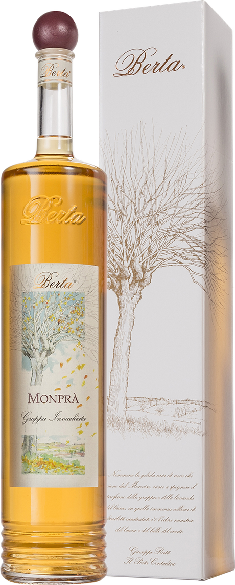 Grappa Invecchiata Monprà von BERTA aus Italien