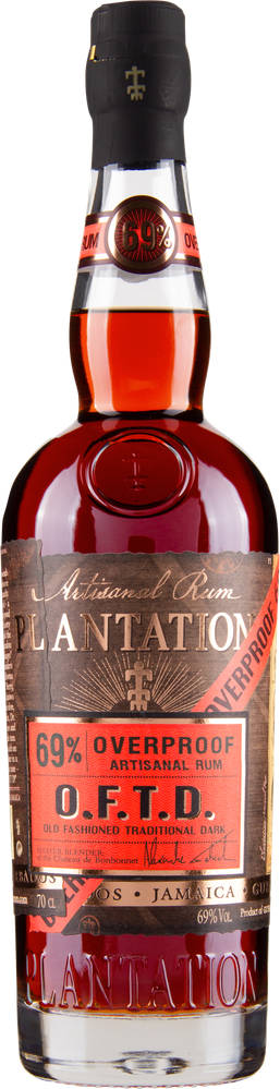 WBarbados OFTD Overproof Artisanal Rum PLANTATION