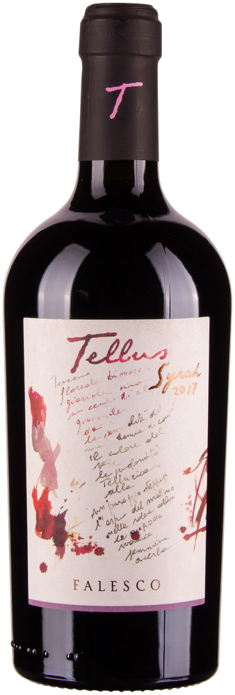 Wein aus Italien Syrah Tellus Lazio IGT 2021 Glasflasche