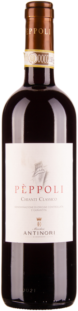 Wein aus Italien Chianti Classico Pèppoli 2022 Glasflasche