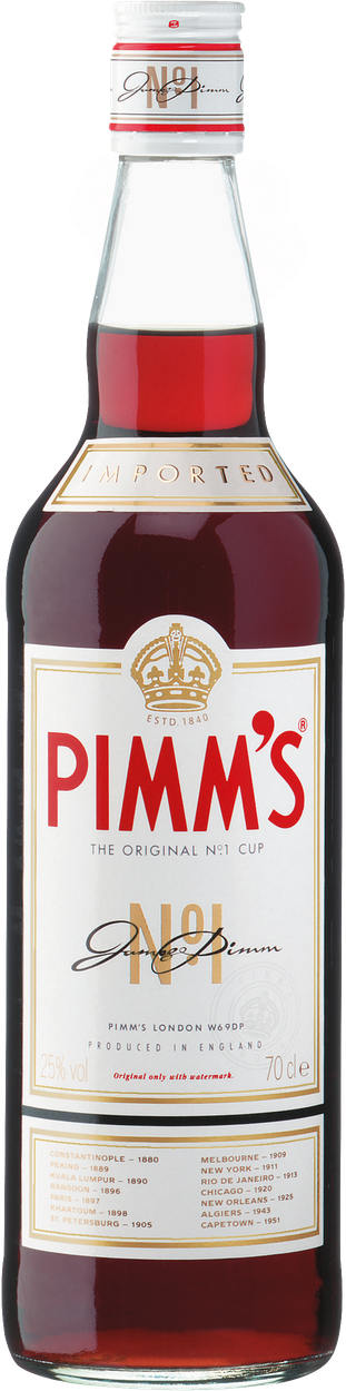 No 1 Likör von PIMM'S aus Großbritannien