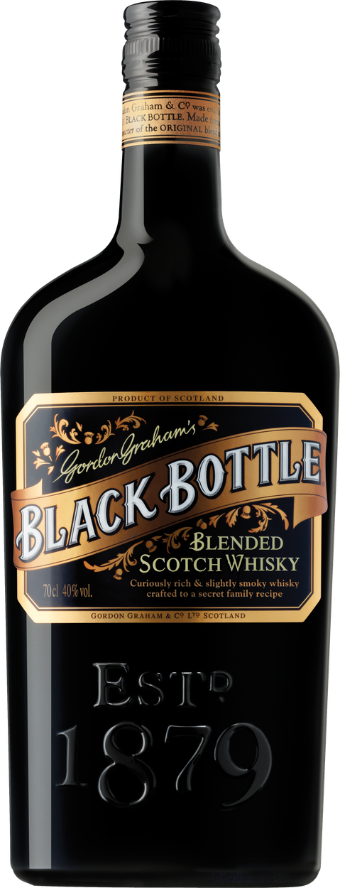 Blended Scotch Whiskey von BLACK BOTTLE aus Großbritannien