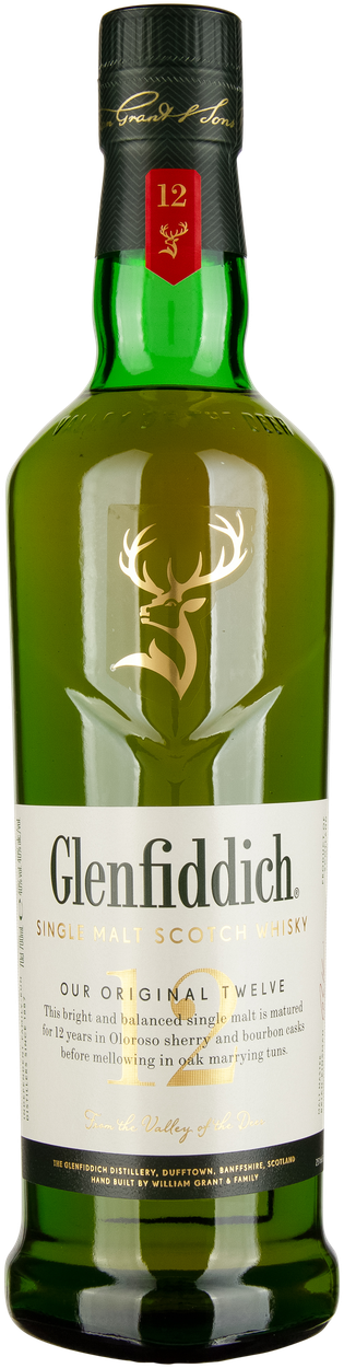 12 years Speyside Single Malt Scotch Whisky von GLENFIDDICH aus Großbritannien