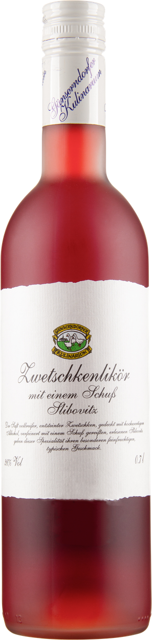 Zwetschkenlikör mit Zwetschkenwasser von GÄNSERNDORFER aus Österreich