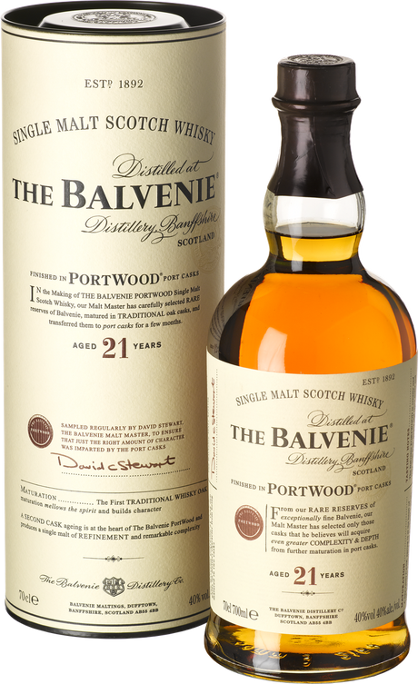 21 years Port Wood Speyside Single Malt Scotch Whisky von BALVENIE aus Großbritannien