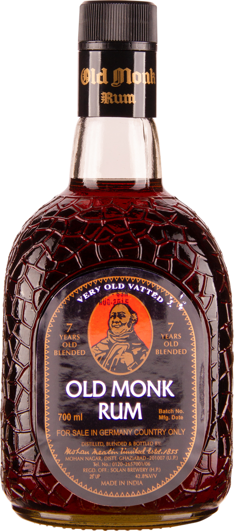 7 years Rum von OLD MONK aus Indien