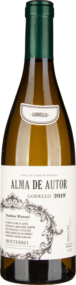 Wein aus Spanien Alma de Autor Godello DO Monterrei 2022 Glasflasche