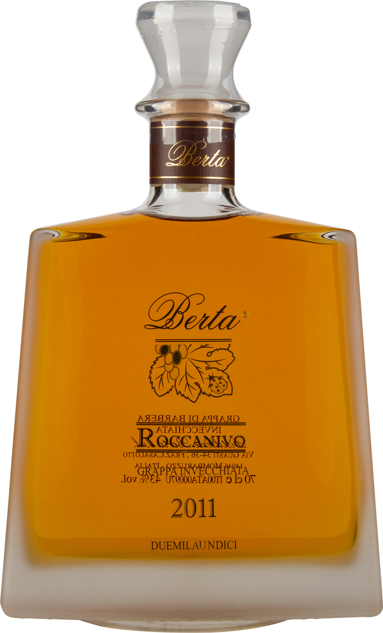 Roccanivo Grappa di Barbera 2013 von BERTA aus Italien