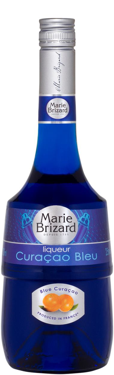 Curaçao Bleu Liqueur von MARIE BRIZARD aus Frankreich