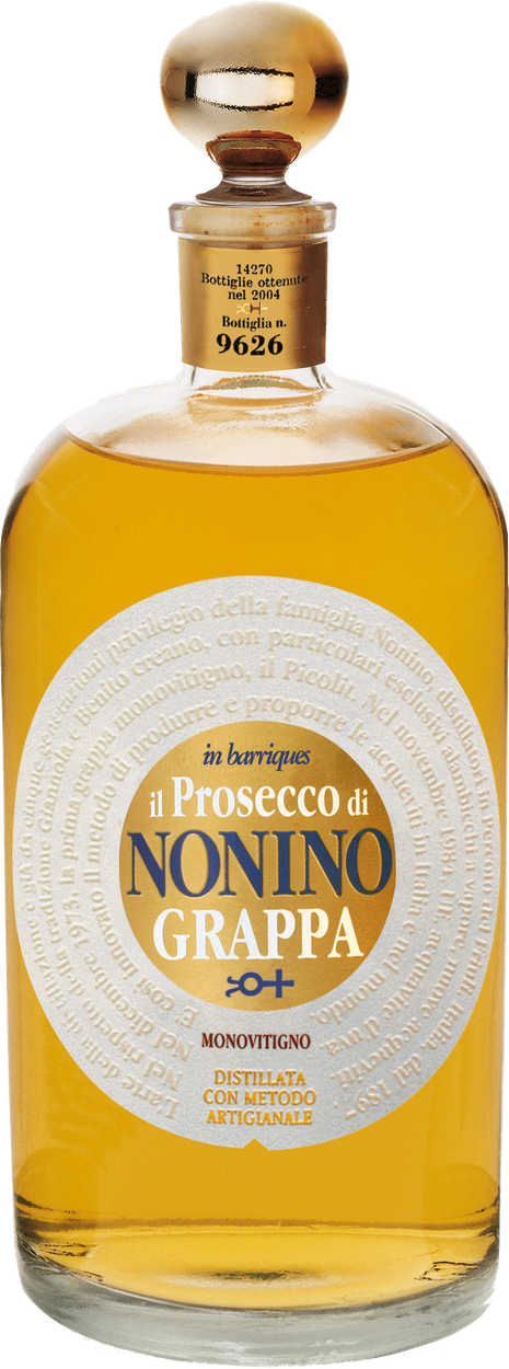 Monovitigno il Prosecco barriques Grappa von NONINO aus Italien