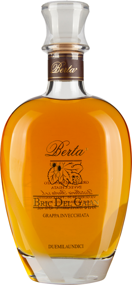 Bric del Gaian Grappa Moscato 2015 von BERTA aus Italien