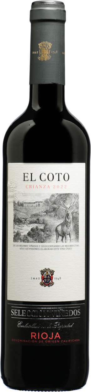Rioja Crianza Selection Vinedos 2022 von EL COTO aus Spanien