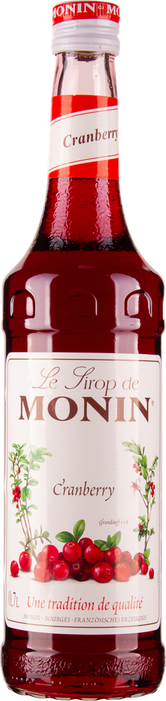 WFrankreich Cranberry Sirup MONIN