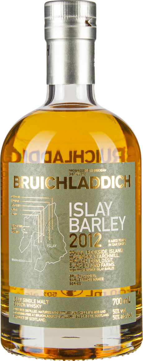 Islay Barley Islay Single Malt Scotch Whisky 2012 im Geschenkkarton von BRUICHLADDICH aus Großbritannien