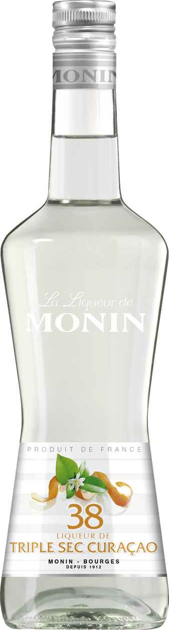 Curaçao Triple sec Liqueur 38% von MONIN aus Frankreich