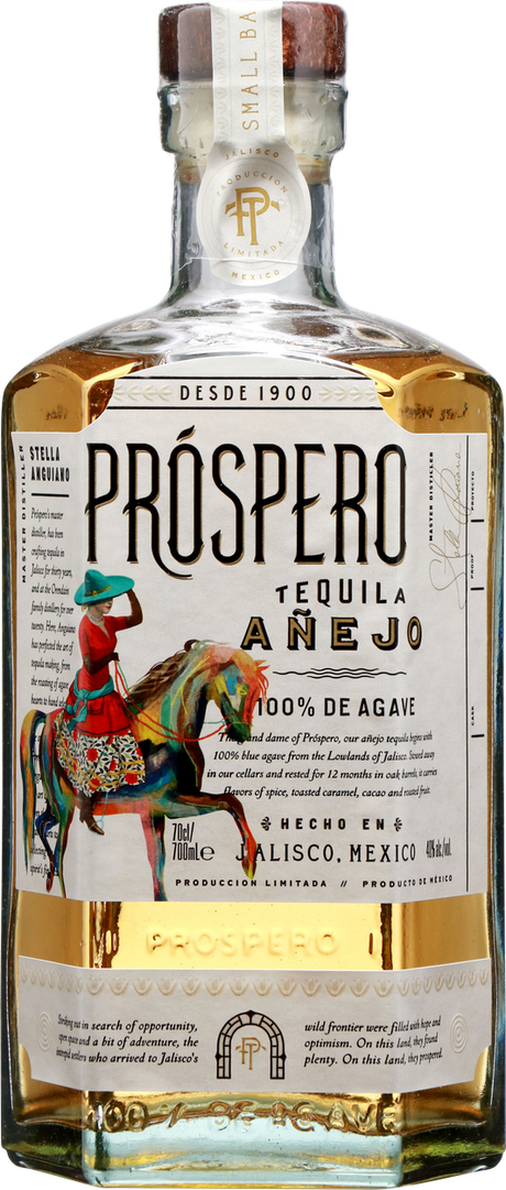 Tequila Anejo von PROSPERO aus Mexiko