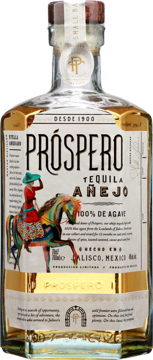 Tequila Anejo von PROSPERO aus Mexiko