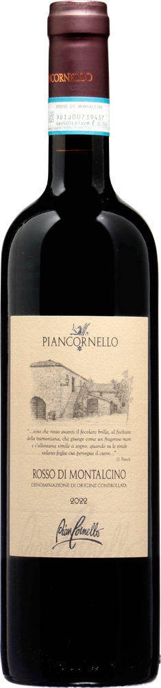 Wein aus Italien Rosso di Montalcino bio 2022 PIANCORNELLO