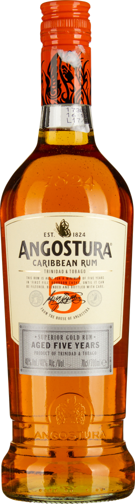 WTrinidad und Tobago 5 years Superior Gold Rum ANGOSTURA